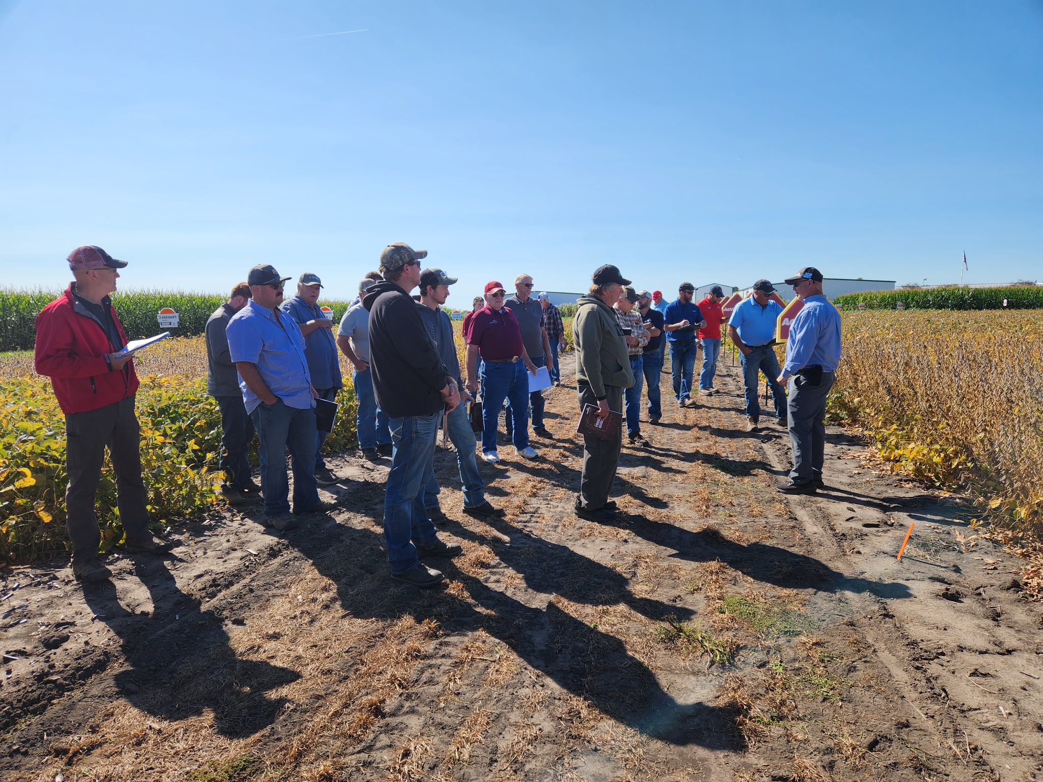 AgVenture plot day in Ivesdale, IL