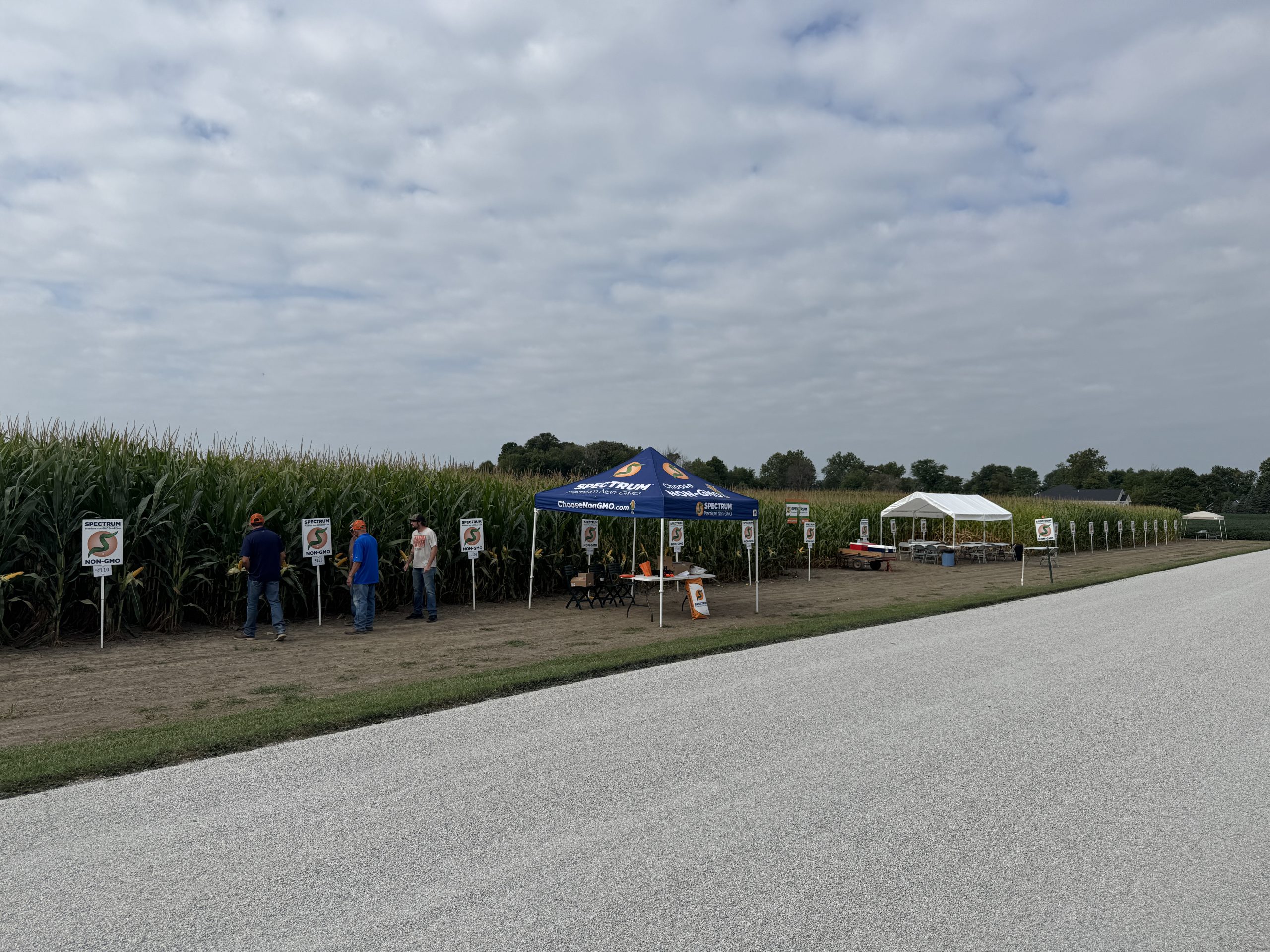 Spectrum plot at Teuscher Family Farm, Tipton, IN
