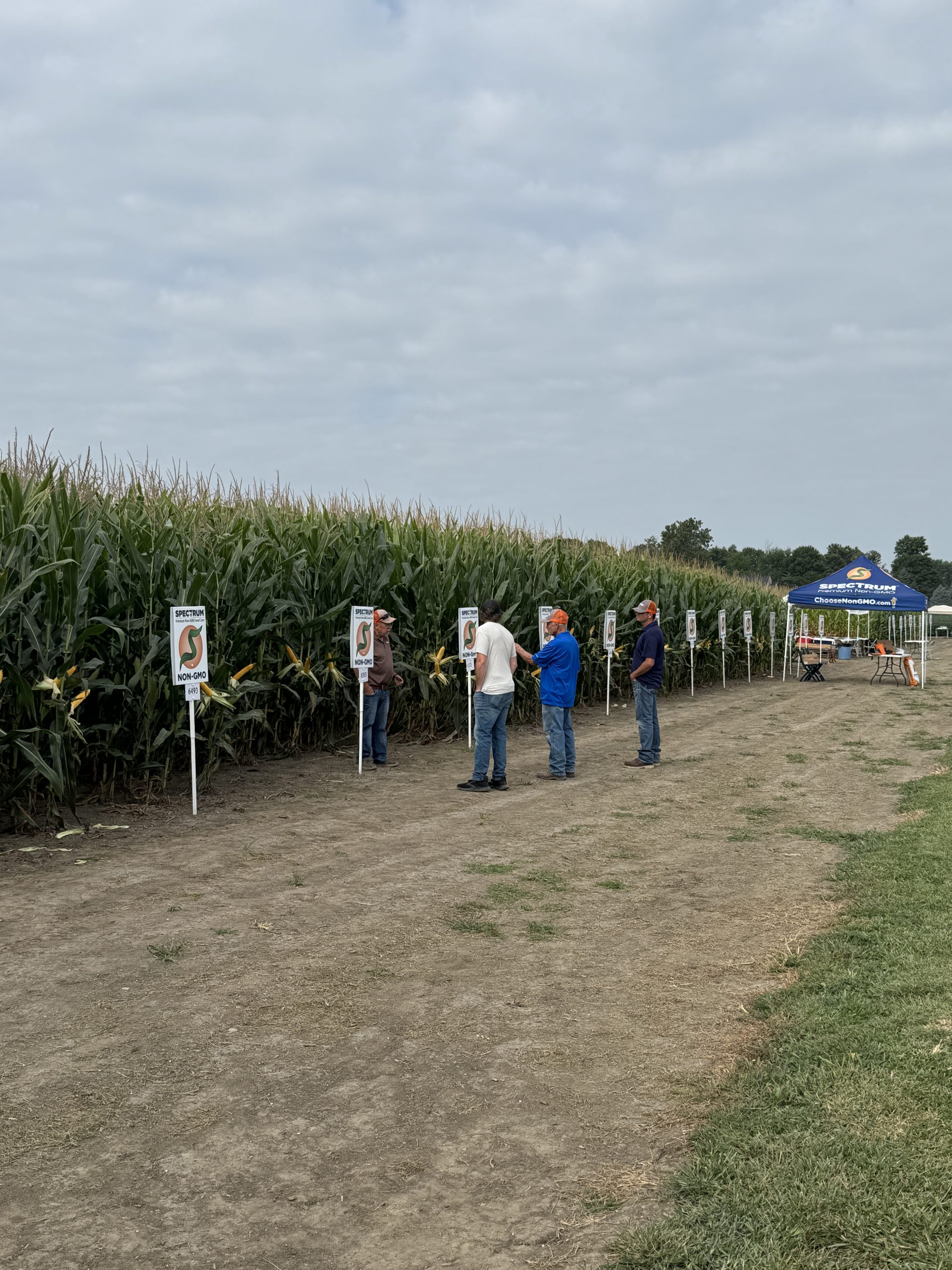 Spectrum plot at Teuscher Family Farm, Tipton, IN