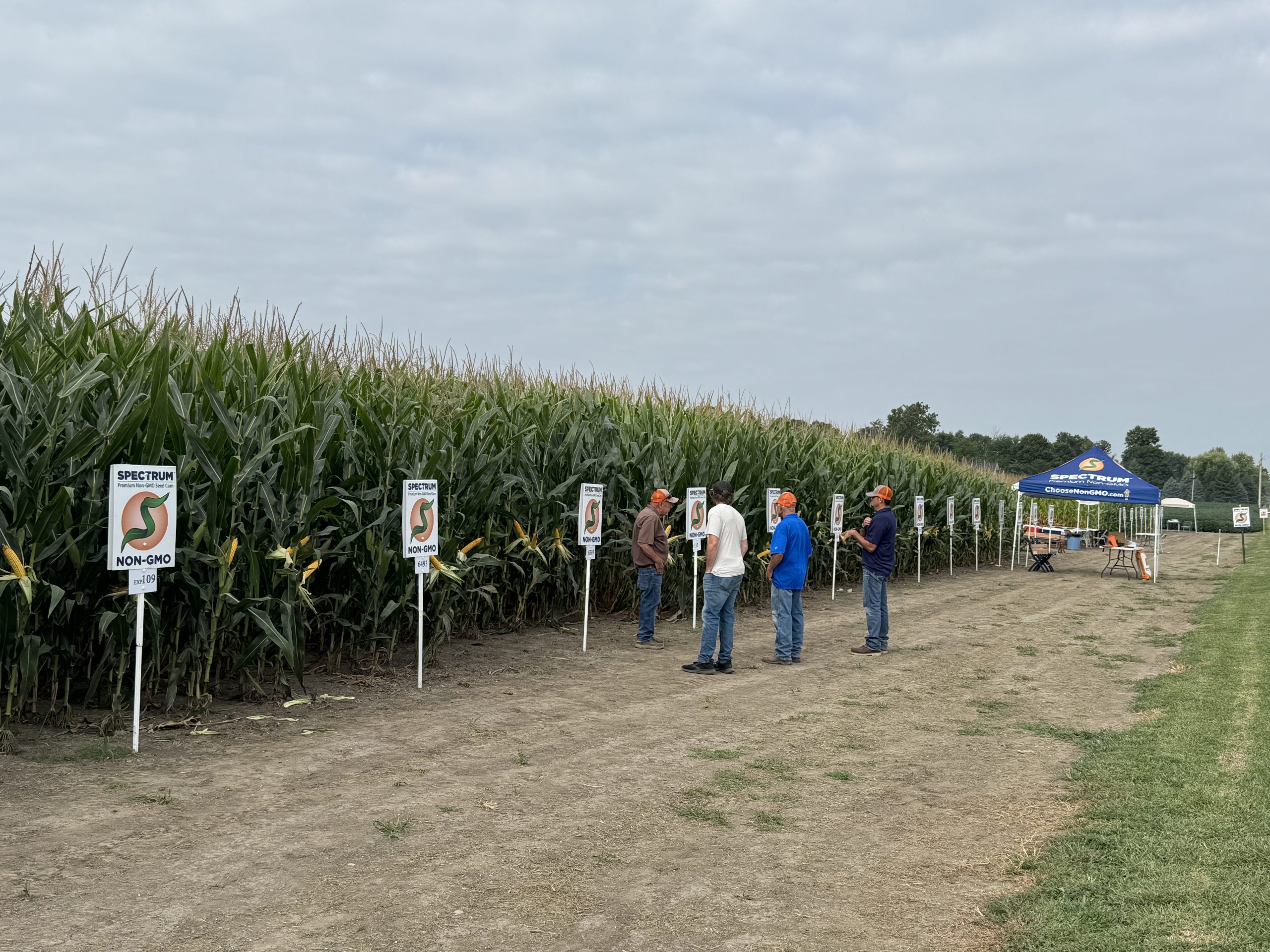 Spectrum plot at Teuscher Family Farm, Tipton, IN