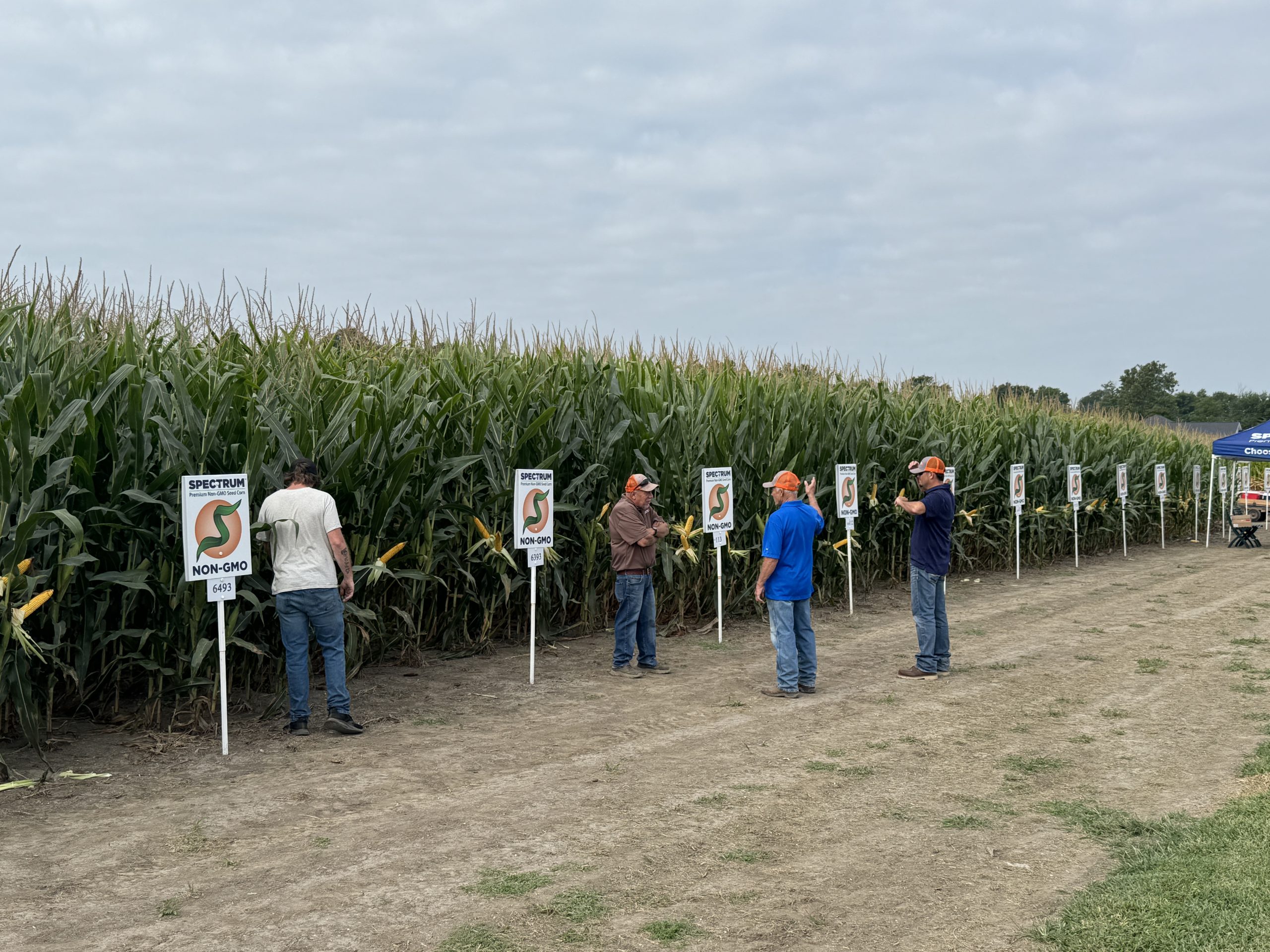 Spectrum plot at Teuscher Family Farm, Tipton, IN